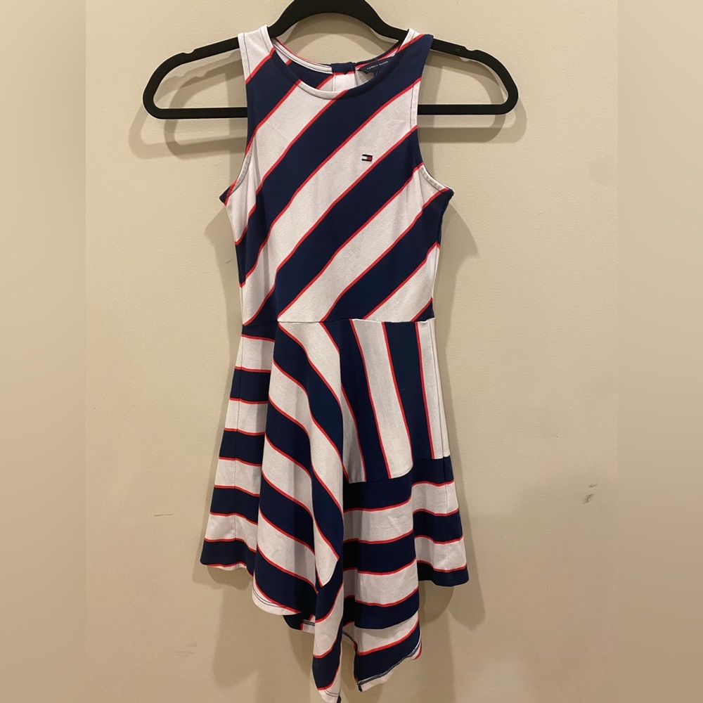 Girls Tommy Hilfiger sleeveless striped dress size M(8/10)